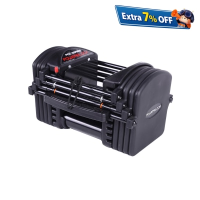PowerBlock PRO EXP 可調重及加重包膠啞鈴, 5-50磅 (一隻)
