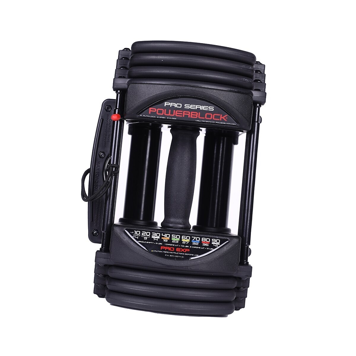 PowerBlock PRO EXP Stage 1 Adjustable Dumbbell, 5-50lbs (Pack of 1