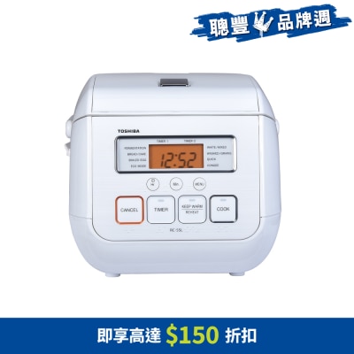 TOSHIBA 東芝 RC-5SLIHW 微型電腦珍珠飯煲