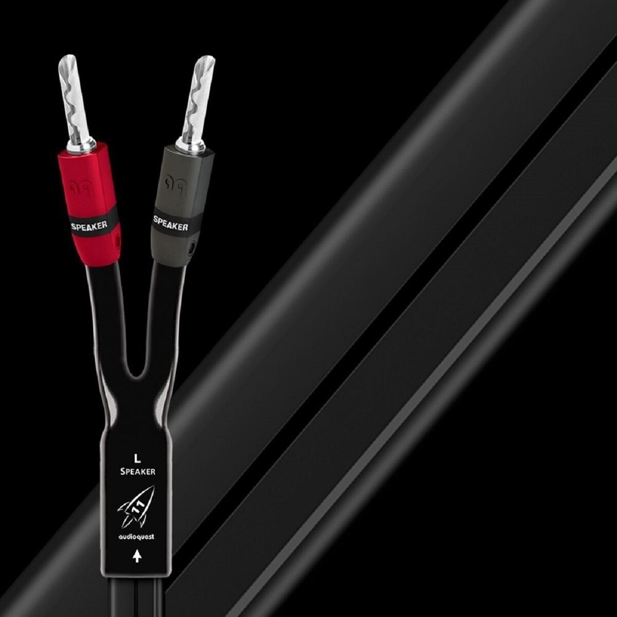 AUDIO QUEST Rocket 11 Banana plugs 3.0M Speaker Cable | Fortress