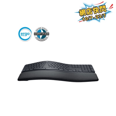 LOGITECH - K860 Ergonomic English Wireless Keyboard