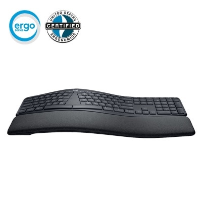 LOGITECH 罗技 K860 人体工学 英文版 无线键盘