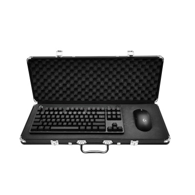 LOGITECH G PRO X Gaming Wired Keyboard (Eng Ver) + SUPER LIGHT Mouse with Gun box