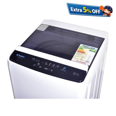 CANDY CATL7060WK 6kg 700rpm Japan Type Washer with Combined Drain Pump