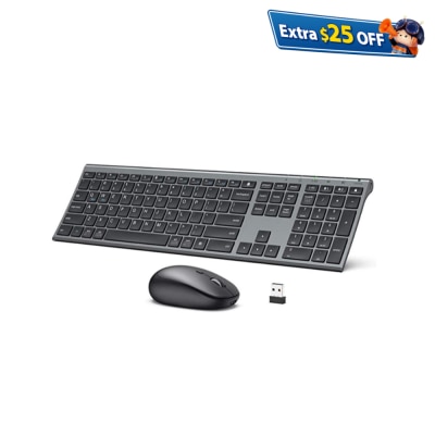 iClever DK03 Combo 藍牙 4.2 + 2.4G 無線充電 滑鼠鍵盤組合