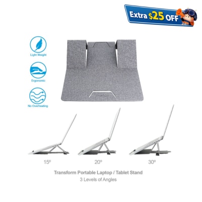 SmartGo Transform 便攜式筆記本/平板電腦支架 (3個角度)