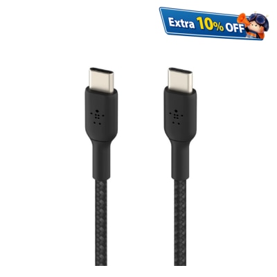 BELKIN 貝爾金 BOOST↑CHARGE™ USB-C 至 USB-C 編織線纜 (1米)
