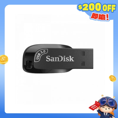 SanDisk - Ultra Shift™ USB 3.0 FLASH DRIVE 128GB USB手指
