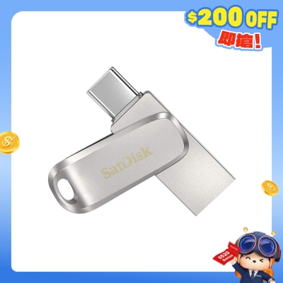 SANDISK - ULTRA® DUAL DRIVE LUXE USB TYPE-CTM 256GB USB Storage
