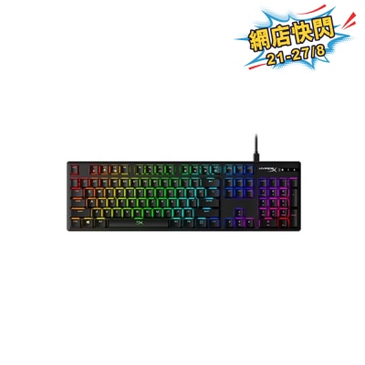 HyperX Alloy Origins 機械式有線電競鍵盤(紅軸)