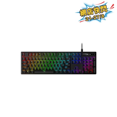 HyperX Alloy Origins 機械式有線電競鍵盤(青綠軸)