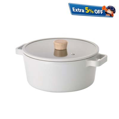 Neoflam EK-FI-C24 Fika Casserole 24cm with glass lid (IH)