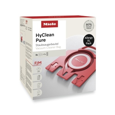 Miele XL裝 FJM 塵袋 (塵袋x8，送濾網SF-HA50x1)