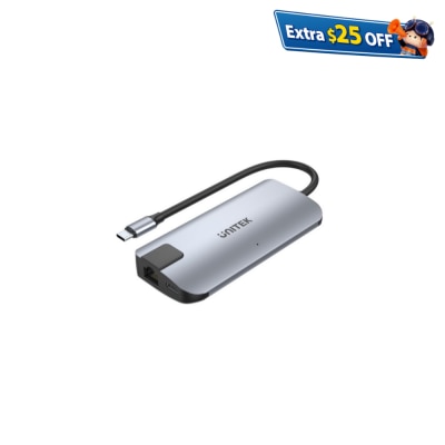 UNITEK D1028A uHUB P5 + 5合1 USB-C 集线器