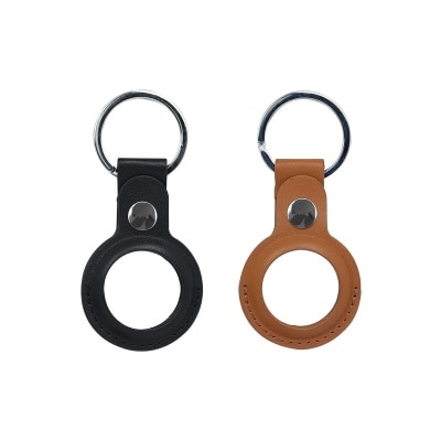 inno3C 創品 i-AT2B AirTag 皮革保護套裝 (黑色 & 棕色)