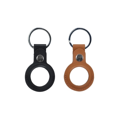 inno3C 創品 i-AT2B AirTag 皮革保護套裝 (黑色 & 棕色)