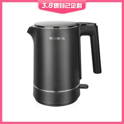 TOSHIBA 東芝 KT-15DRRH 1.5公升無線雙層電熱水壺