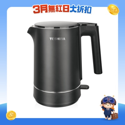 TOSHIBA 东芝 - KT-15DRRH 1.5公升无线双层电热水壶
