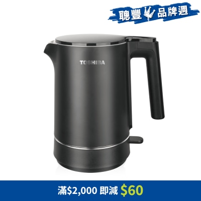 TOSHIBA 东芝 - KT-15DRRH 1.5公升无线双层电热水壶