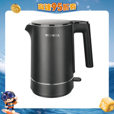 TOSHIBA 东芝 - KT-15DRRH 1.5公升无线双层电热水壶