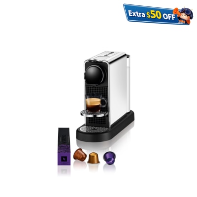 NESPRESSO C140 Citiz Platinum Coffee Machine
