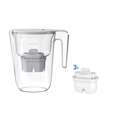 PHILIPS AWP2935WHT/97 Mirco Pure Water Filter Pitcher plus 3Pcs AWP211 Filter