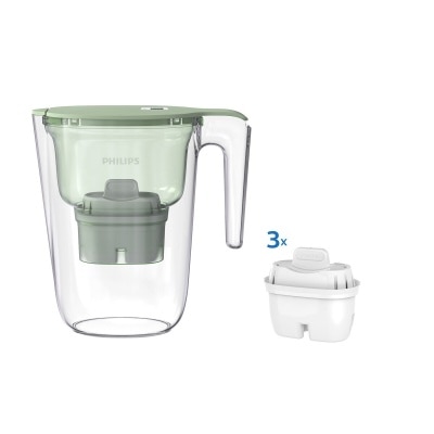 PHILIPS AWP2935GNT/97 Mirco Pure Water Filter Pitcher plus 3Pcs AWP211 Filter