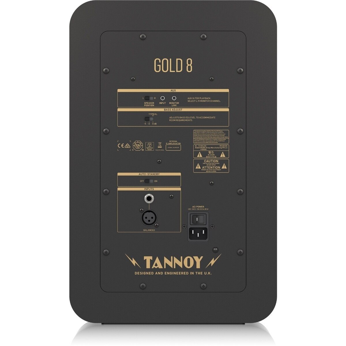 TANNOY GOLD 8 Studio Monitoring Loudspeaker | Fortress