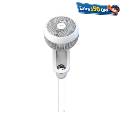 DEER DF6091 9”All-way Wall-mounted Circulation Fan