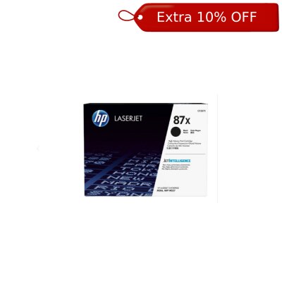 HP 惠普 87X 高打印量黑色原厂 LaserJet 碳粉盒 (CF287X)