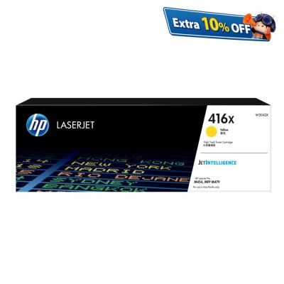 HP 惠普 416X 高打印量黄色原厂 LaserJet 碳粉盒 (W2042X)
