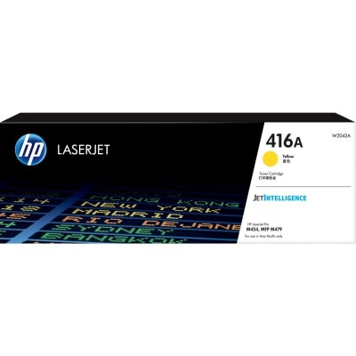 HP 惠普 416A 黃色原廠 LaserJet 碳粉盒 (W2042A)