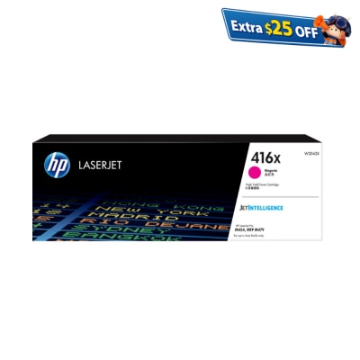 HP 惠普 416X 高打印量品紅色原廠 LaserJet 碳粉盒 (W2043X)
