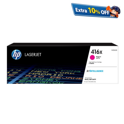 HP 惠普 416X 高打印量品紅色原廠 LaserJet 碳粉盒 (W2043X)