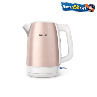 PHILIPS 飞利浦 HD9350/95 1.7L 无线不锈钢电热水煲