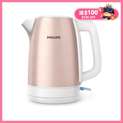 PHILIPS 飞利浦 HD9350/95 1.7L 无线不锈钢电热水煲