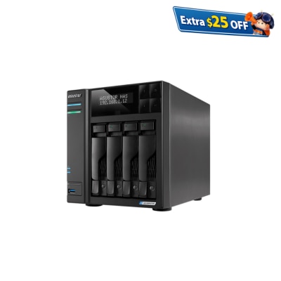 ASUSTOR 華芸 Lockerstor 4 AS6604T 网路储存装置