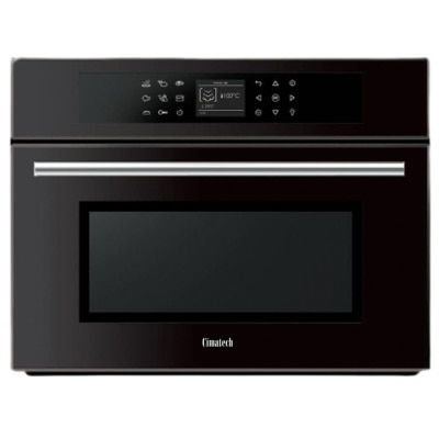 Cimatech CSO308MB 34L  Black glass finishing 2in1 Oven + steam