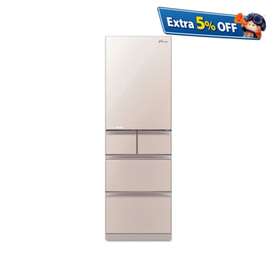 MITSUBISHI MR-B46F 366L 5-Door Inverter Refrigerator (includes unpacking and moving appliance service)
