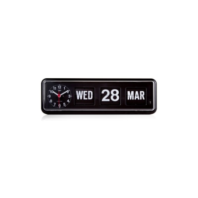 TWEMCO Battery Quartz Perpetual Flip Calendar Table/Wall Clock BQ-38 English ver.