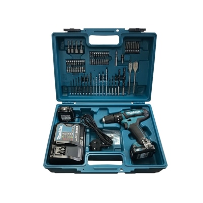 Makita 12V衝擊電鑽套裝(連74件配件)(快充/2.0Ah x2)