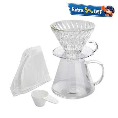 HARIO SIMPLY V60 GLASS BREWING KIT