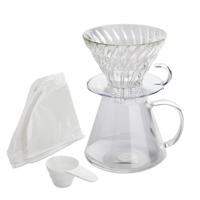 HARIO SIMPLY V60 玻璃咖啡濾隔連壺