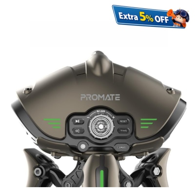 PROMATE Invader 侵略者30W扬声器 房间变成科幻场景 真无线 BT V5.0喇叭 重低音