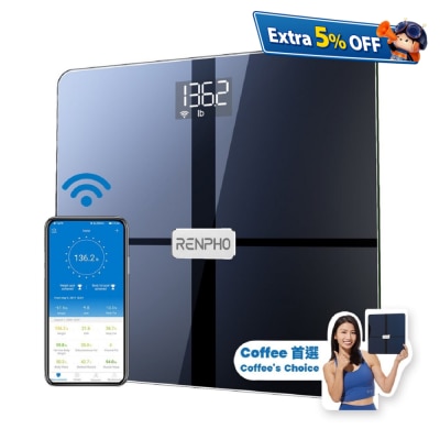 RENPHO Smart Body Fat Scale - Premium (with Wifi)