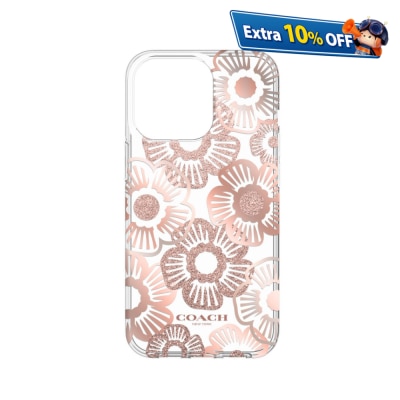 Coach Protective Case for iPhone 13 Pro - Tea Rose Blush Mobile Phone Case