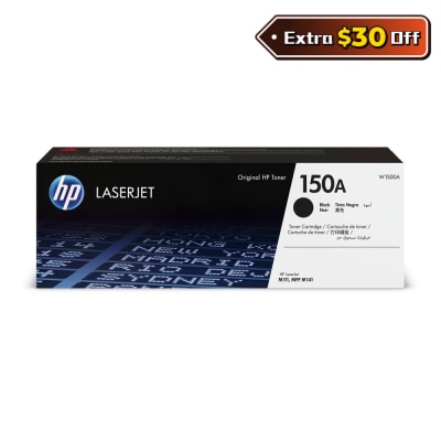 HP 150A Black Original LaserJet Toner Cartridge (W1500A)