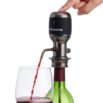 VINAERA Pro Adjustable Electronic Wine Aerator Professional Edition MV7 image