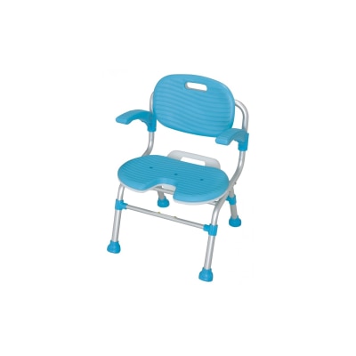 TacaoF 可摺式U形沐浴椅(有背及扶手)