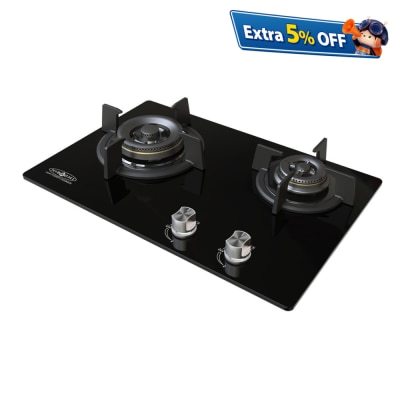 Hibachi HY2882 Town Gas Double Ring Built-in Hob Built in Gas cooker